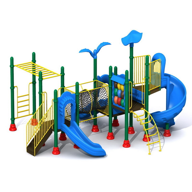 Kids used water outdoor playground slides equipment for sale