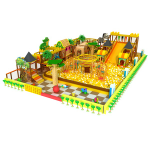 Children Indoor Playground Naughty Fort Kids IndoorPlayground Playground Slide Material