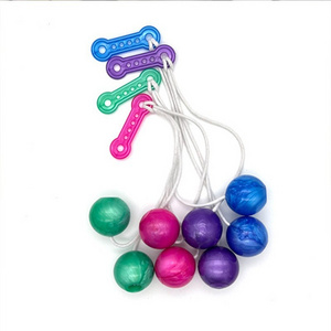 Hot Sale Click Clack Ball Toy Plastic Noise Maker Clacker Toy Clacker Balls Fidget Toys with LED light