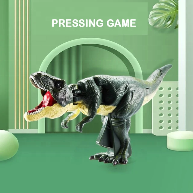 2024 New Dinosaur Grabber Toy decompression telescoping swing dinosaur Squeeze Trigger Dinosaur Telescopic Swing Fidget Toy