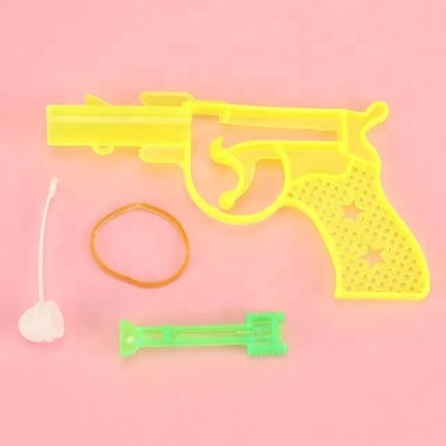 Hot Sale Colorful Funny Plastic Rubber Band Shooting Gun Toy Factory Price Plastic Funny Gun Toy