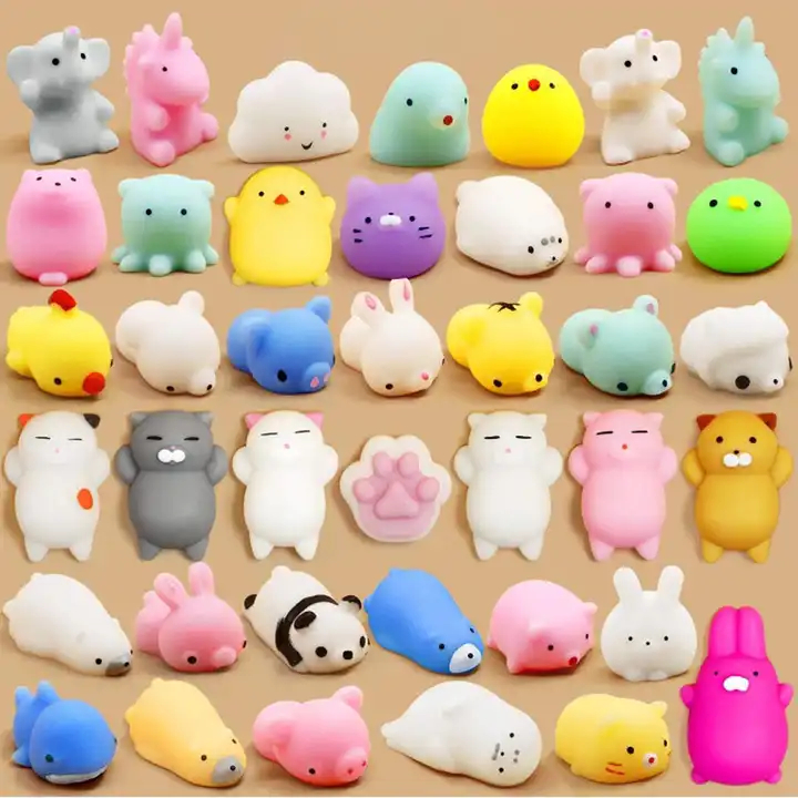 Wholesale Squishies Slow Rising Rubber Squeeze Silicone Anti Stress Toys