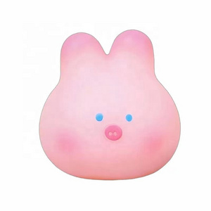 New Design Kawaii Anti Stress Stretchy Animal Squeeze Squishy Flour Ball rabbit Pig Fidget Toy For Kids And Adult