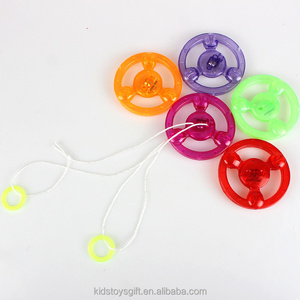 mini  Party Pull  wire flash flywheel  Spinner Fidget Light Rainbow Light show Orbital   Flash for kids   toy