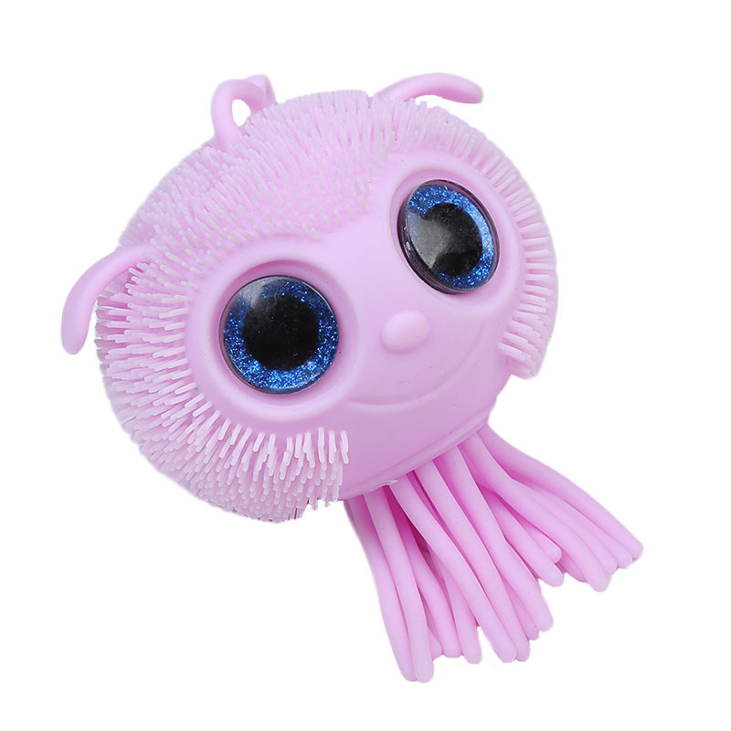 2023 New Style TPR Big Eyes Cute and Funny Jellyfish squeeze Toy juguetes Toy for Kids