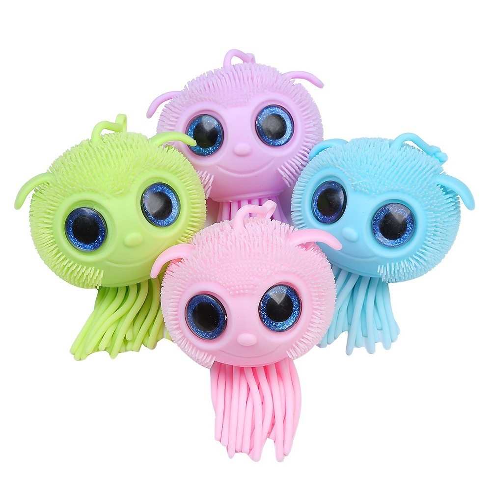 2023 New Style TPR Big Eyes Cute and Funny Jellyfish squeeze Toy juguetes Toy for Kids