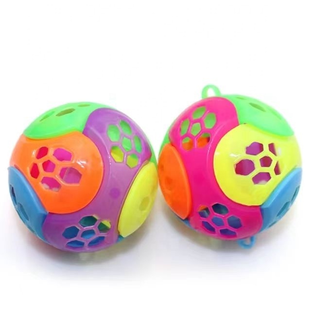 Wholesale children DIY assembled ball toys plastic education puzzle hollow ball for kids