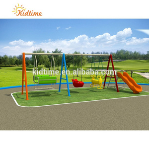 Commercial park preschool children playground plastic swings