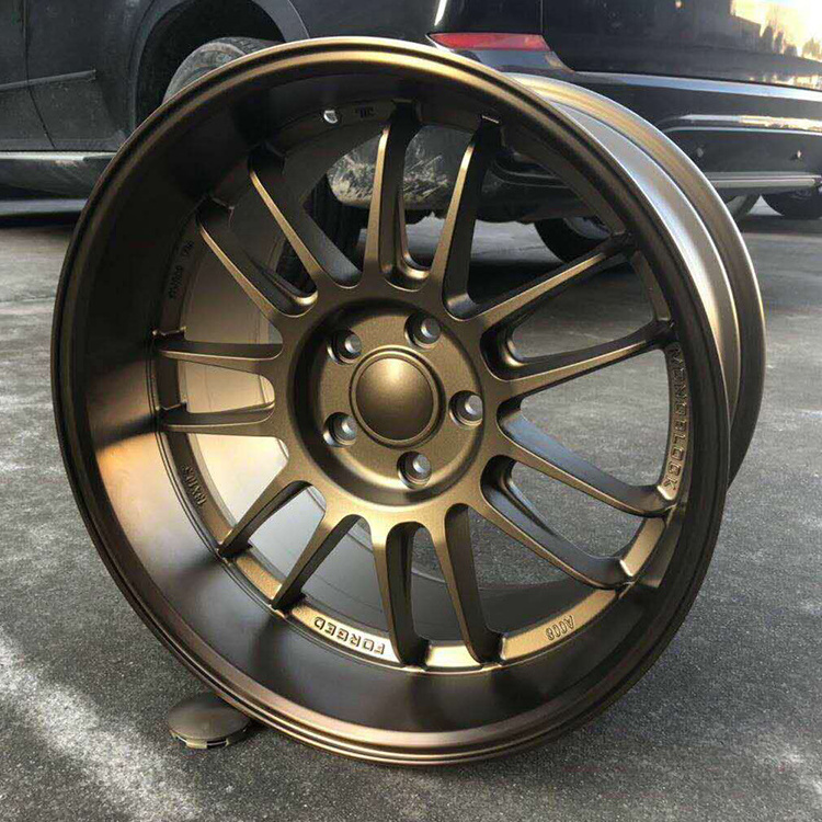 Thailand 18x9.5  18x10.5 staggered bronze two tone alloy wheels rims