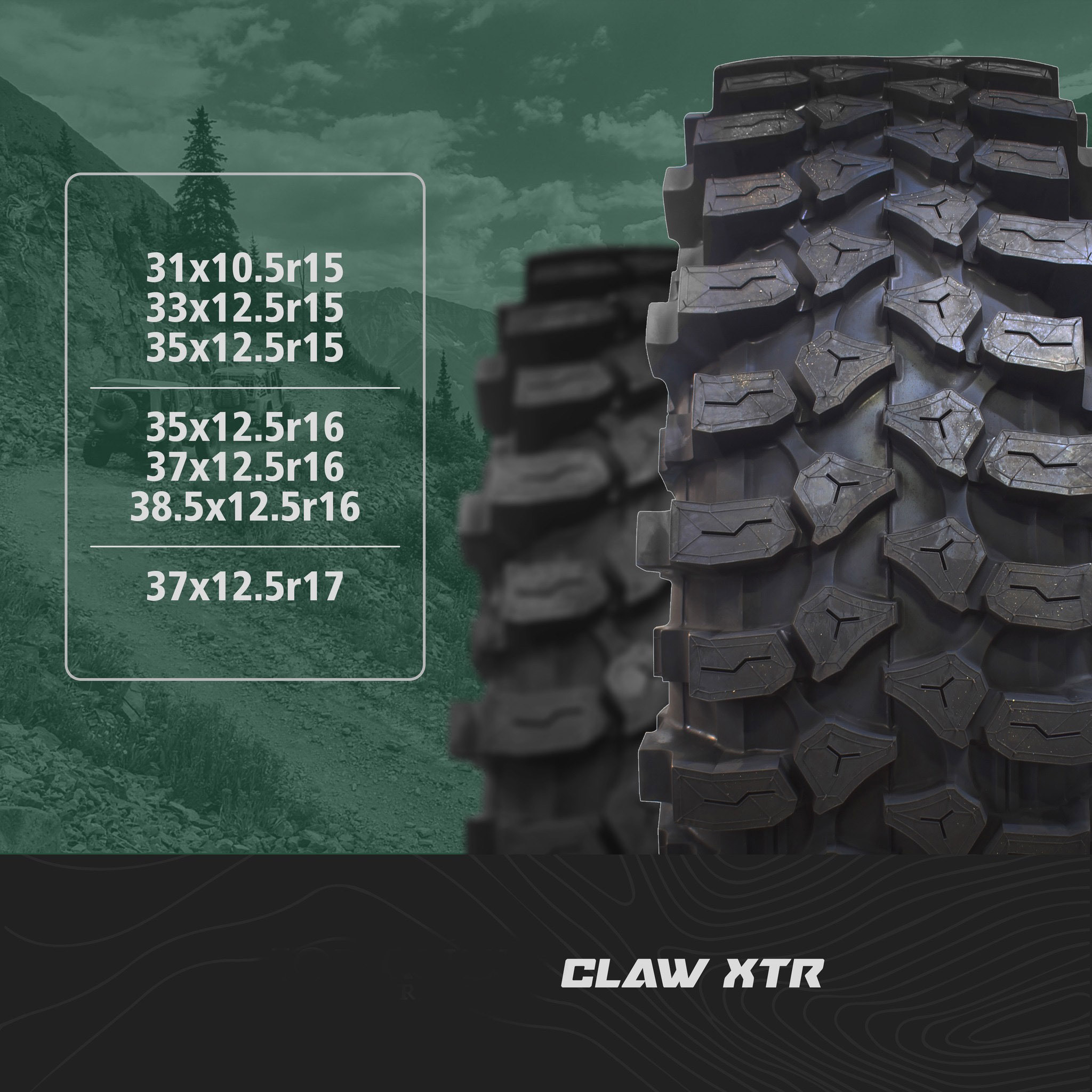 New Design Xtreme Fat Size 15 16 17 Mud Off Road Tires 4x4