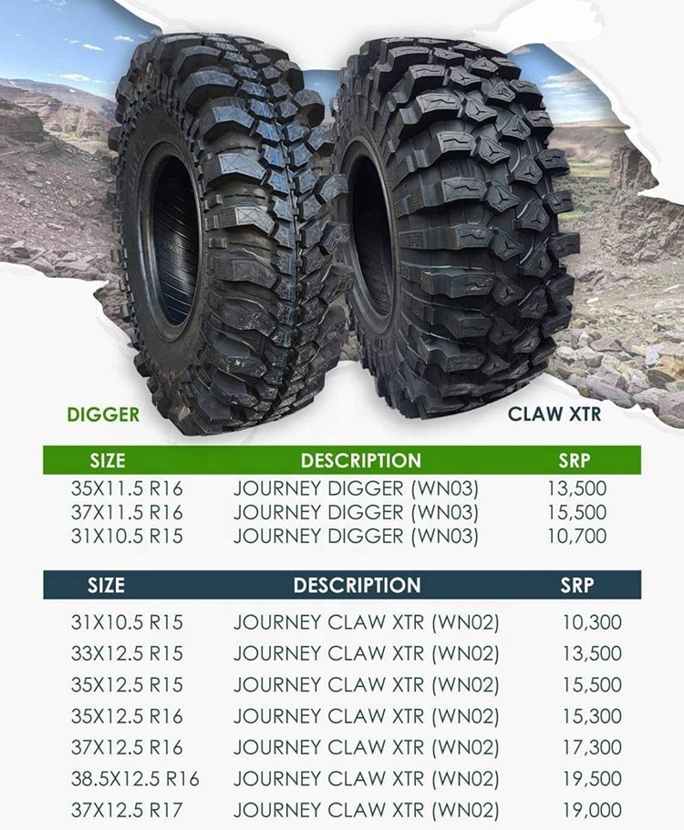 New arrival 37x12.5r15 mud terrain 17 offroad tires 4x4