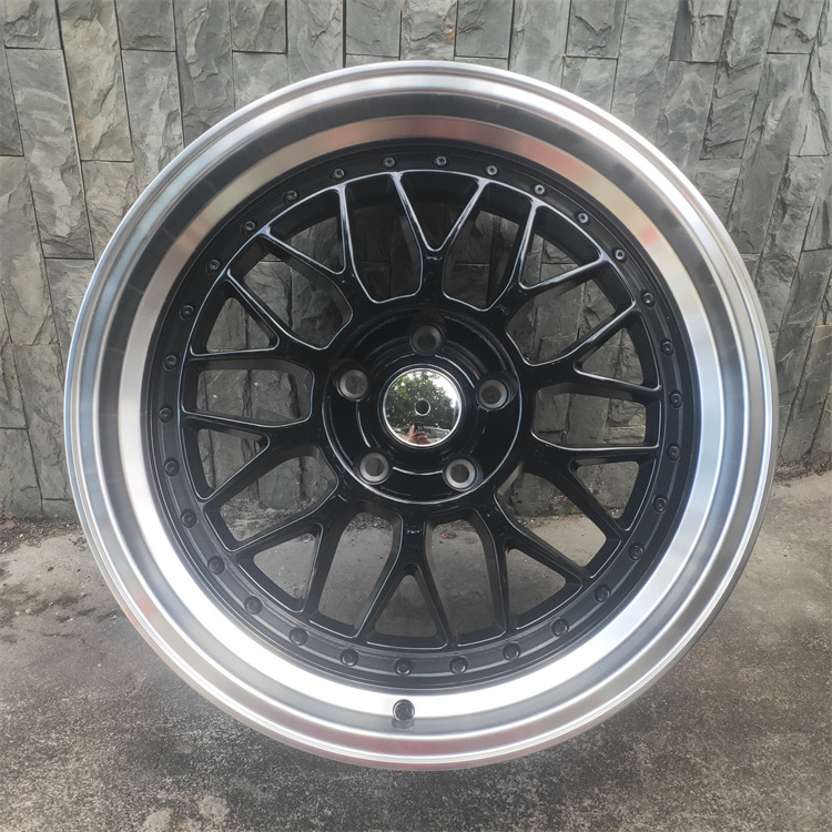 Mesh Design Machined Lip 5x114.3 18 inch alloy wheels for car