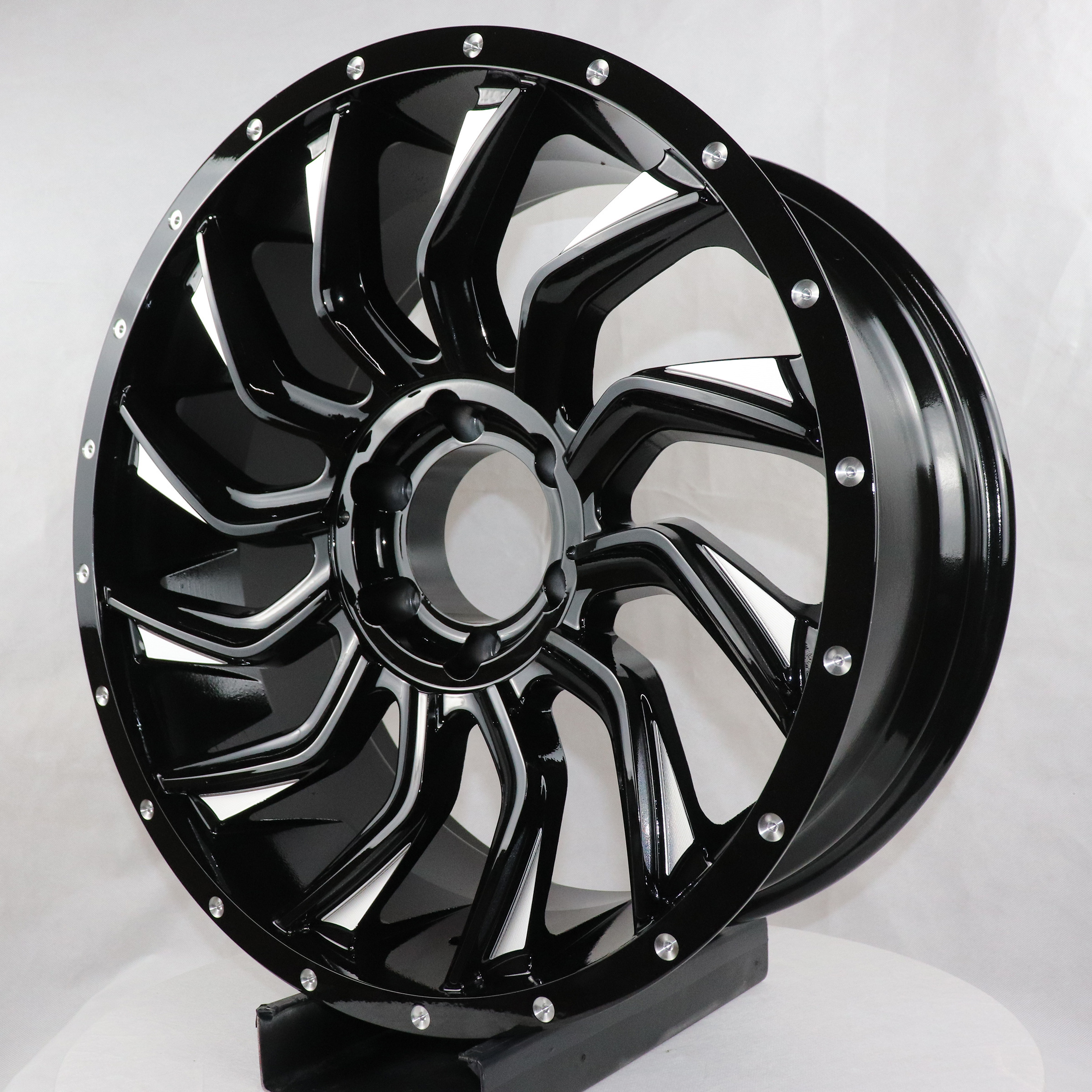 New design 4x4 milled spoke 17 20 inch off-road wheels