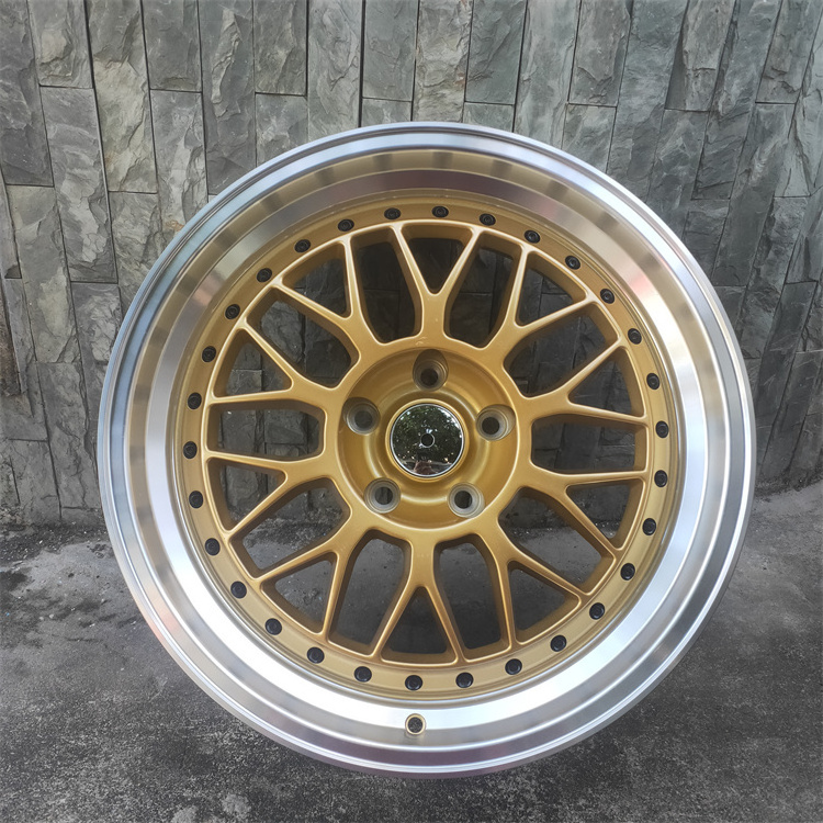 Mesh Design Machined Lip 5x114.3 18 inch alloy wheels for car