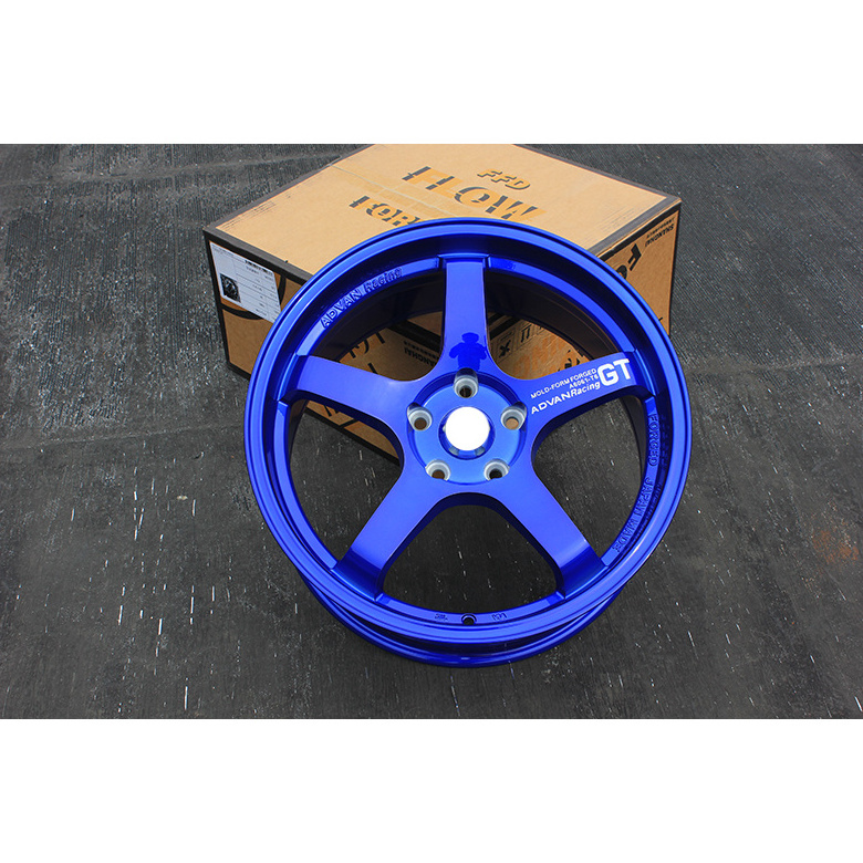 high quality alloy wheels 17 18 19 inch 5x100 5x120 multicolour aluminum alloy car wheels 5 spoke