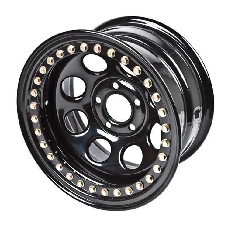 Black support customization beadlock car alloy wheel rims