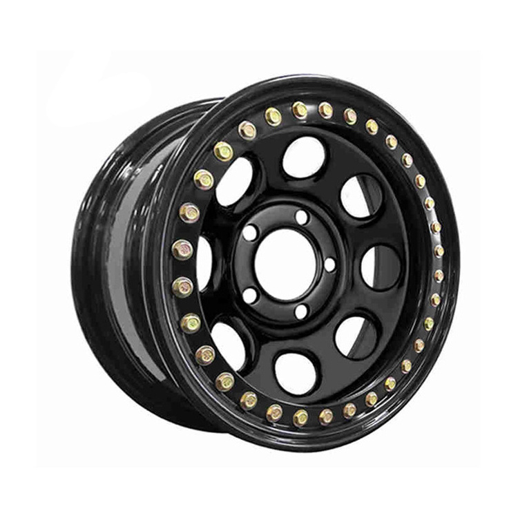 Black support customization beadlock car alloy wheel rims