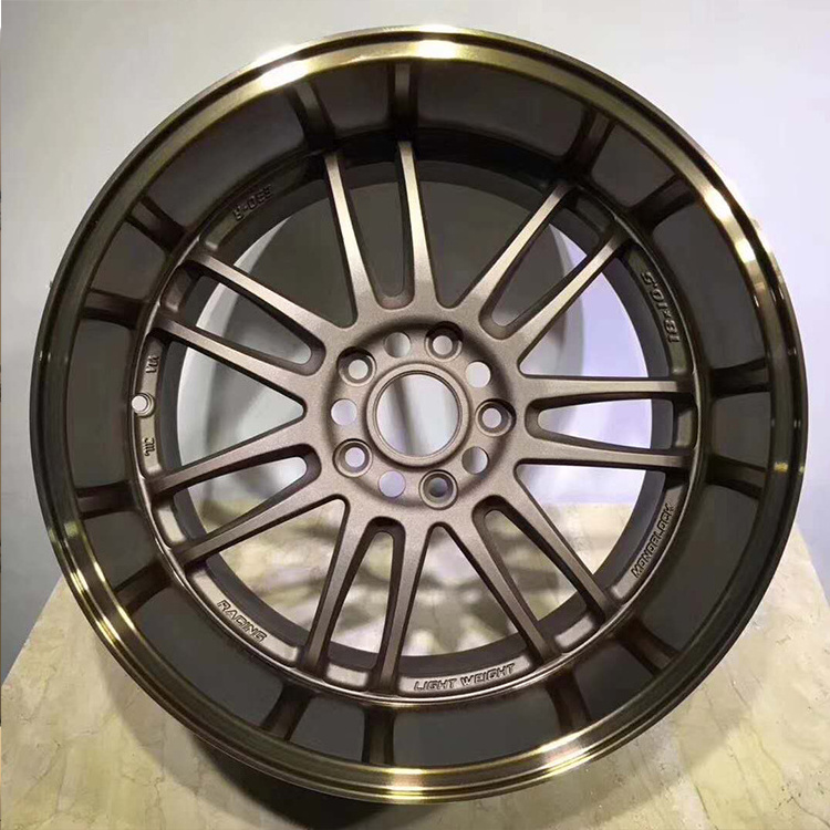 Thailand 18x9.5  18x10.5 staggered bronze two tone alloy wheels rims