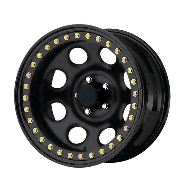 Black support customization beadlock car alloy wheel rims