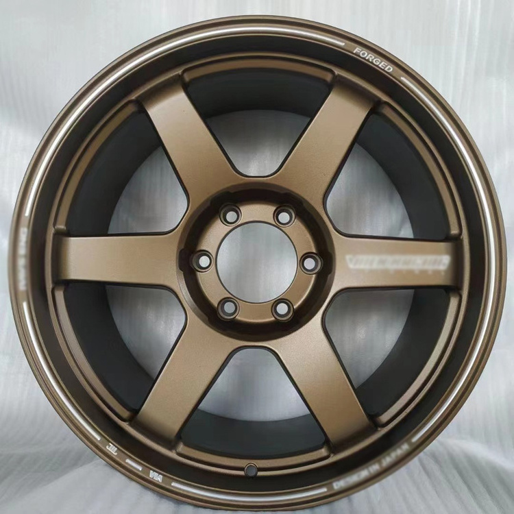 High quality 20 18 inch bronze casting deep dish 6 spokes alloy wheels