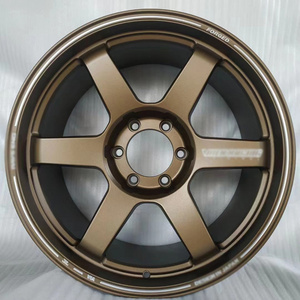 High quality 20 18 inch bronze casting deep dish 6 spokes alloy wheels