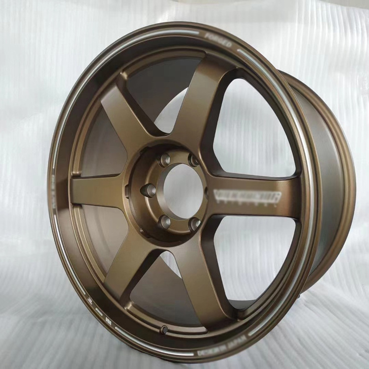 High quality 20 18 inch bronze casting deep dish 6 spokes alloy wheels