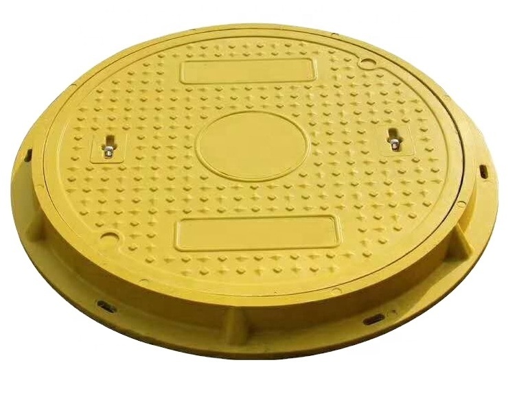 Construction Application waterproof SMC BMC d400 composite locking manhole cover