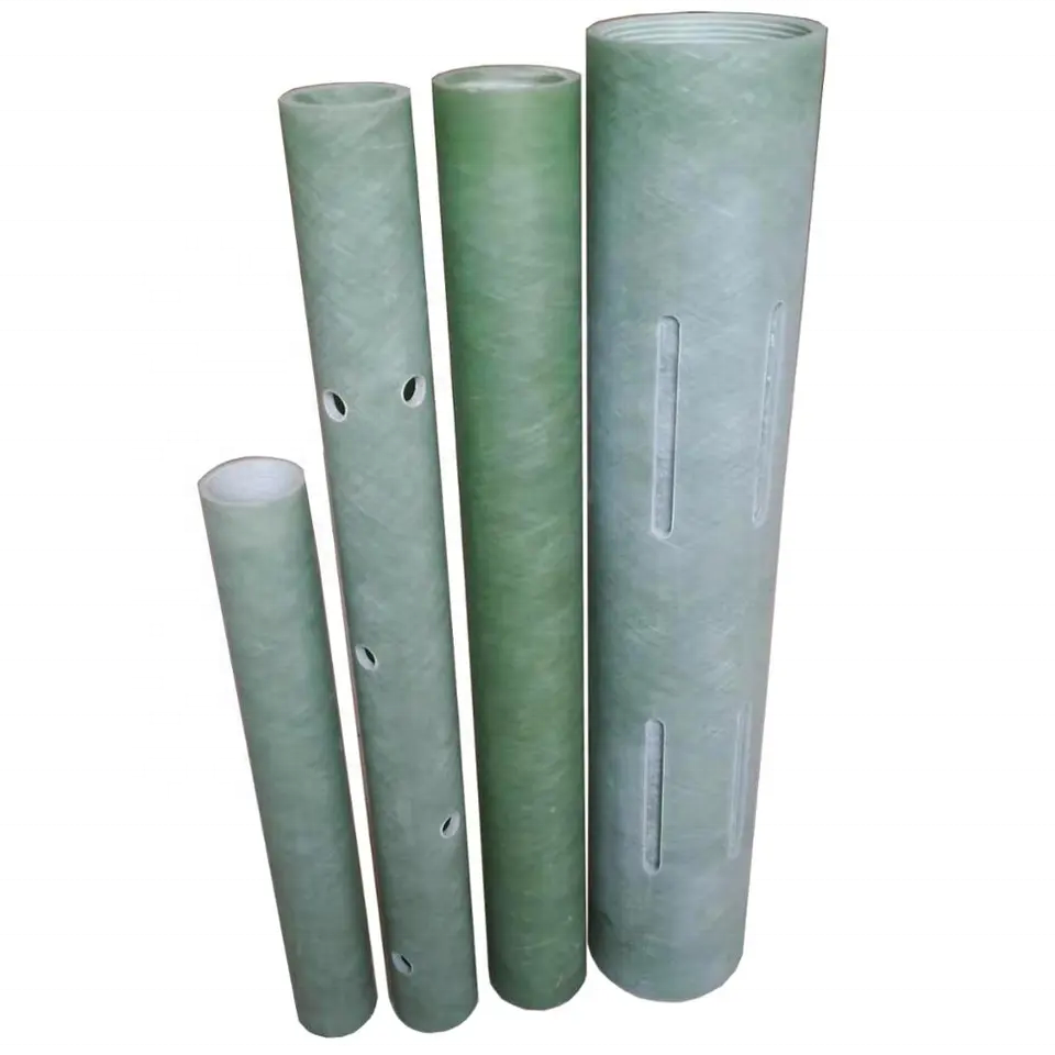 Hot Sell Fiber Glass Product Wire Insulation Reinforce Frp Tubes Epoxy Resin Fiberglass Winding Tube