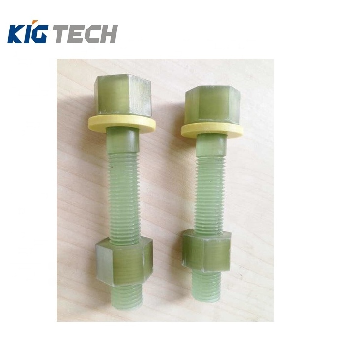 High strength insulation FRP epoxy bolt fiberglass bolt and nut