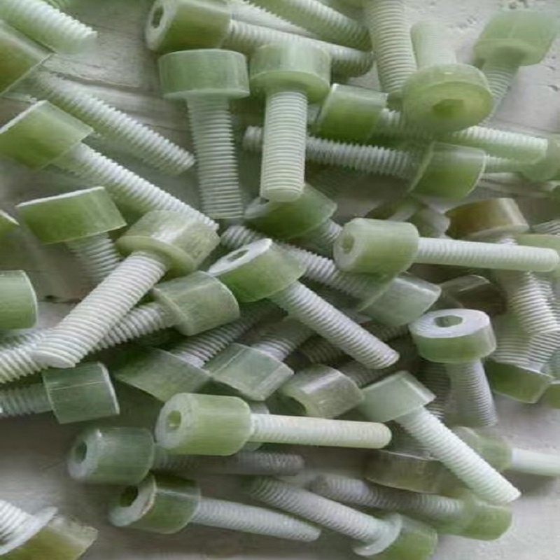 Insulating Epoxy Fiberglass Reinforced Plastic FRP FR4 FR5 G11 G10 Threaded Rod Screw Bolt and Nut