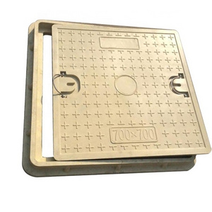 Construction Application waterproof SMC BMC d400 composite locking manhole cover