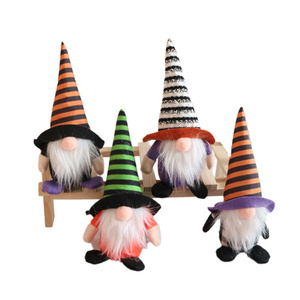 halloween party decoration faceless gnome doll halloween plush gnome decoration