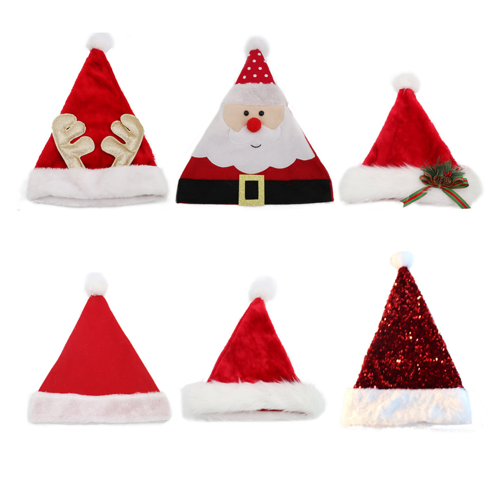 merry christmas customized santa hat christmas hat holiday decoration