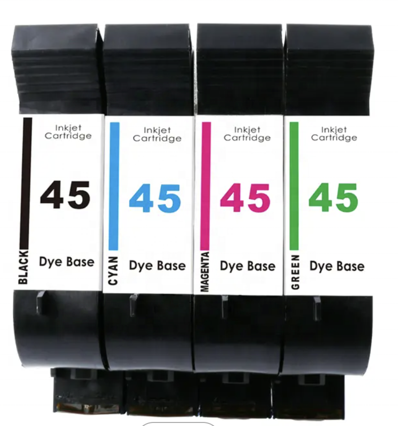 Cartridge ink 45 51645 2580 TIJ 2.5 Ink jet Cartridge for hp 45 hp45 tij2.5 tij 25 industrial machine handheld ink jet printer