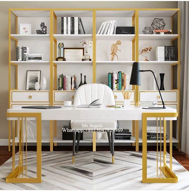 piano paint design book self cabinet modern Living Room Display Stands Metal Cube Bookcase gold stainless steel Book Shelf