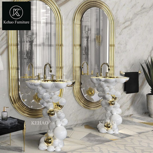 luxury wash basins modern bathroom corner sink vanity white and gold stainless steel frame bathroom vanities with tops