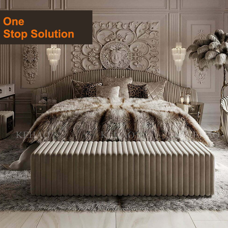 Brand designer modern italian bed sets luxury bedroom furniture set luxury beds luxury king queen size bed frame