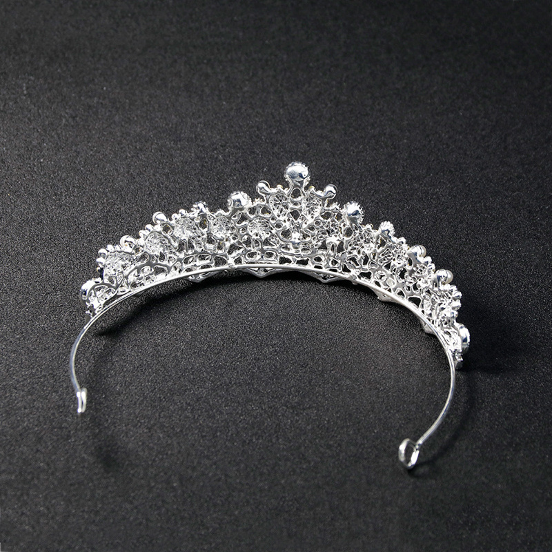 Luxury Elegant Crystal Pearl Bridal Crown Woman Tiaras For Hair Jewelry Ornaments Bride Wedding Hair Accessories (KH009)