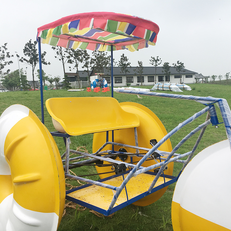 Hot sale original manufacturer with 3 big wheels aqua cycle water park tricycle for sale