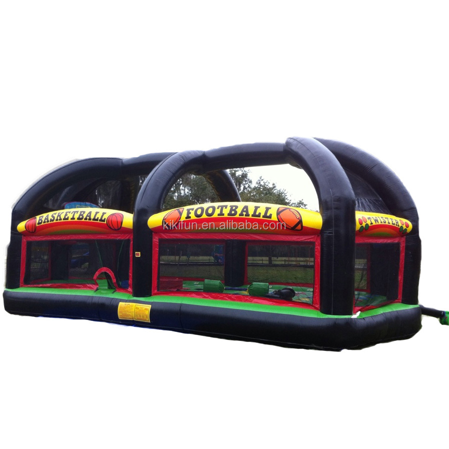 All in one sports arena / Inflatable multi sport game combo from baseball to twister / inflatable sports bouncy houses for kids