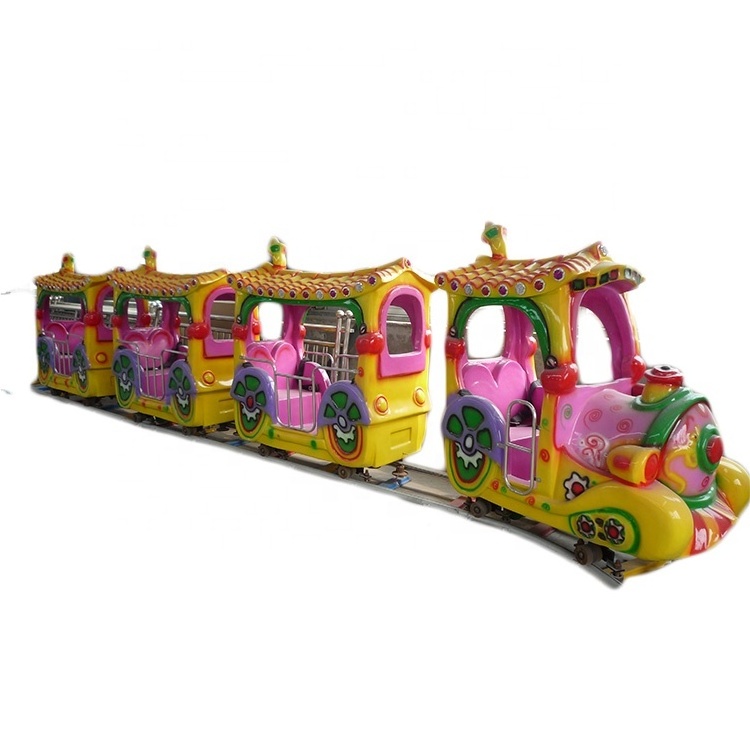 Amusement Park Train Rides for Sale Electric Train/New Promotion Fiberglass CE Toy Train