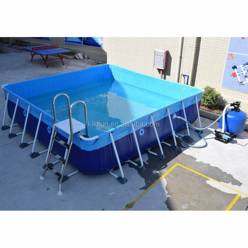 Hot sale steel frame swimming pool in pool & accessories, water metal and liner frame swimming pool for kids and adults for sale