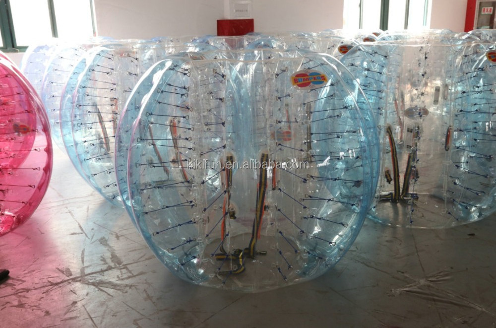 Customized TPU Inflatable Human Bubble Ball Body Zorb Bumper Ball