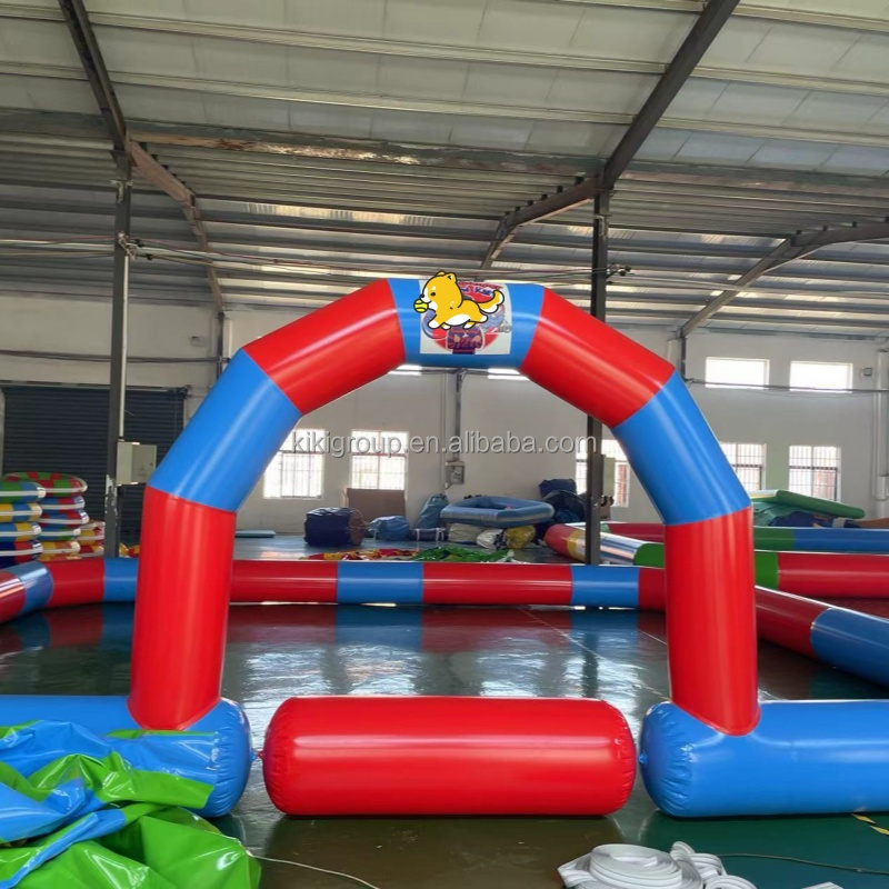 Popular outdoor indoor Bumper Car Inflatable Race Car track Arena Inflatable Fence For Sale