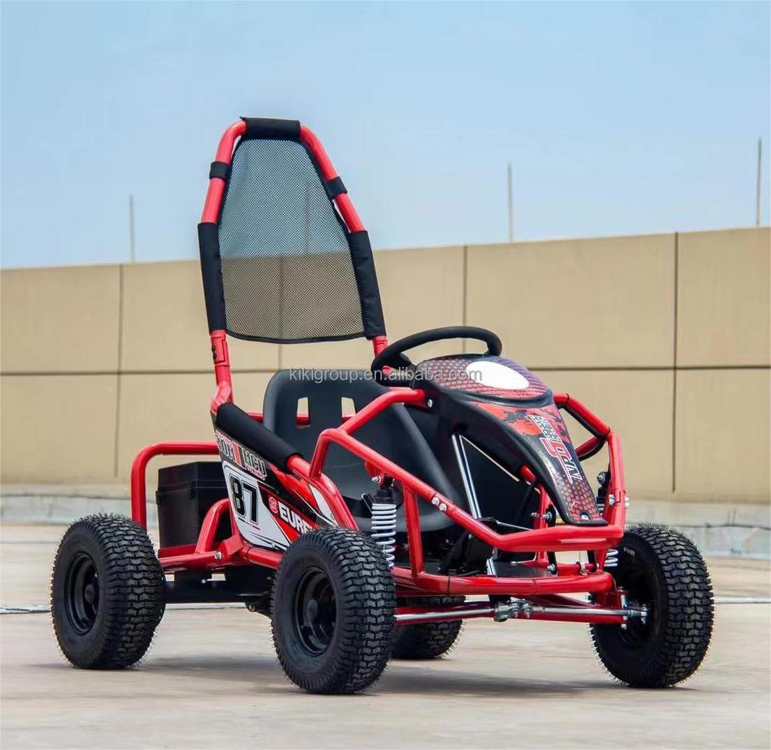 Good quality cheap battery operated CE certificate chain drive kids professional gas powered electric racing go kart