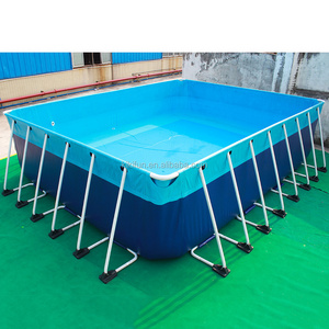 20*20*1M Stainless steel frame pool pvc swimming pool mobile metal frame swimming pool manufacturer