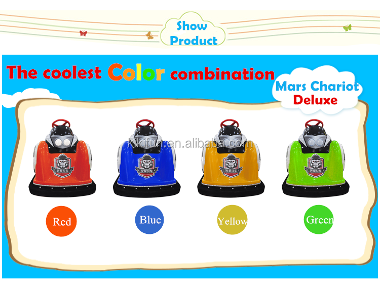 Cartoon sound & music 2 seats plastic led light children ride on bumper cars / motorcycle battery baby electric toy car for kids