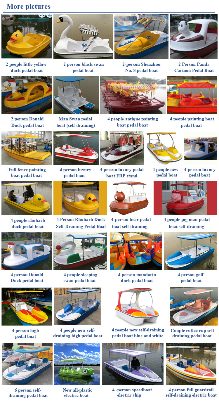 Popular Entertainment Popular Design Outdoor 4 Persons Water Pedal Bike Boat for Sale