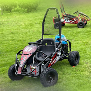 Good quality cheap battery operated CE certificate chain drive kids professional gas powered electric racing go kart