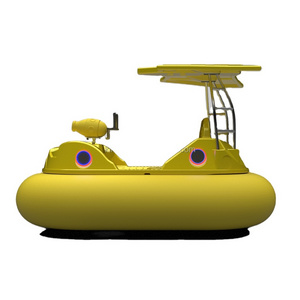 QIQU Water park motor equipment used bumper boats for swimming pool / cheap inflatable boat with electric for sale